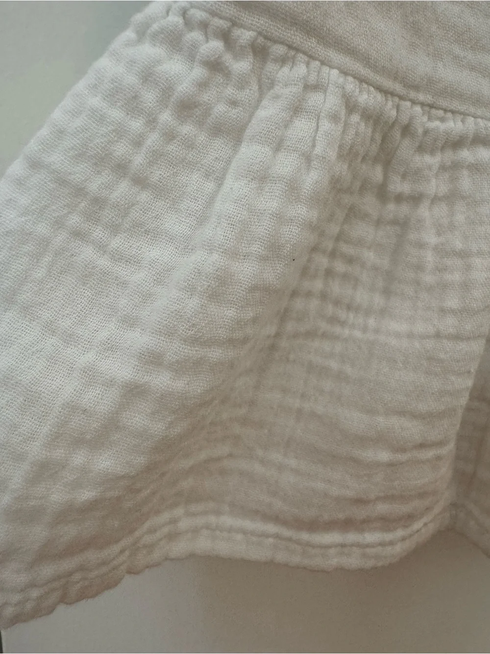 GAP Crinkle Gauze White Dress